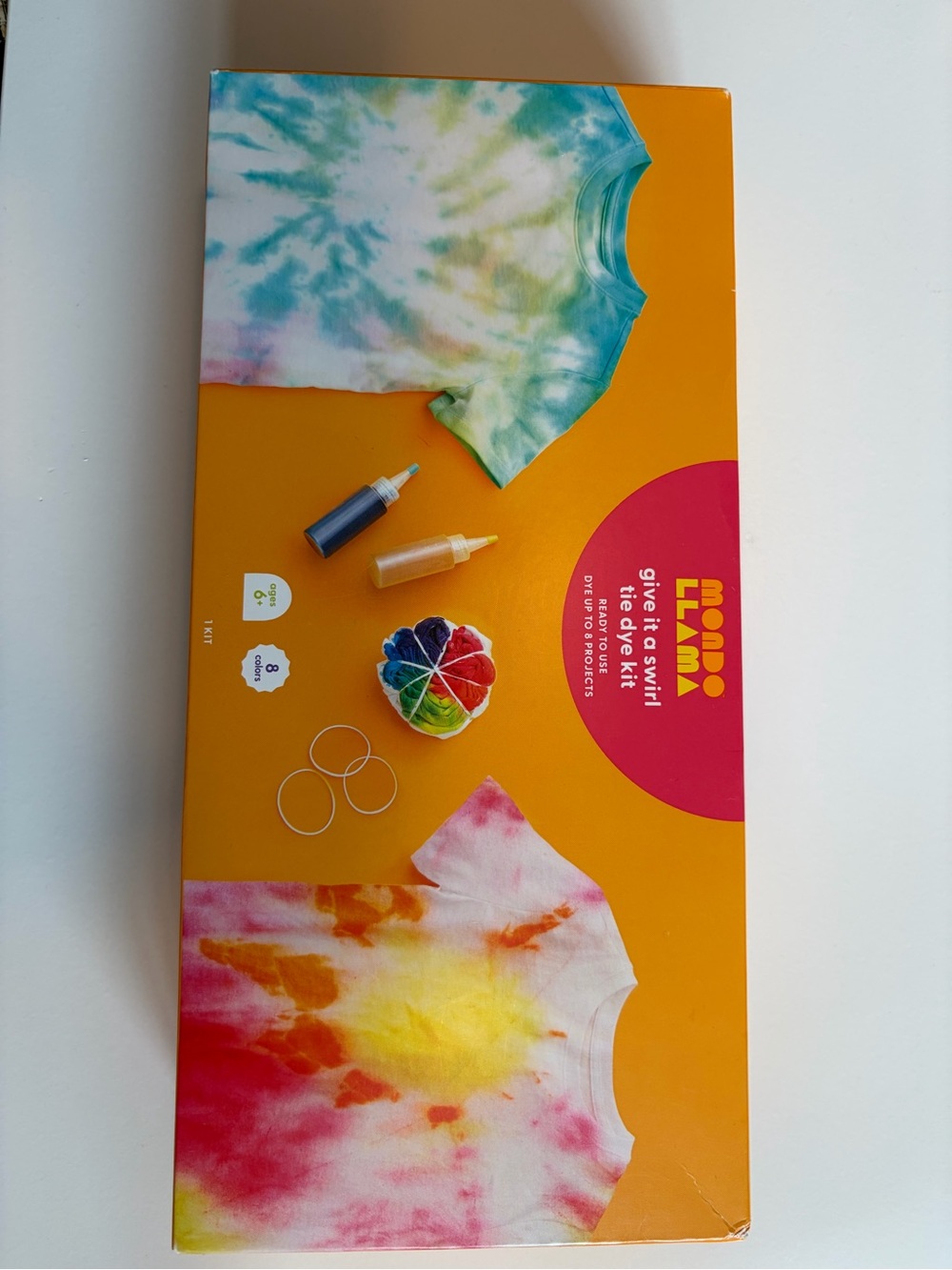 Mondo Llama Kids Tie-Dye Short Sleeve Tee Kit — Multi-Color
